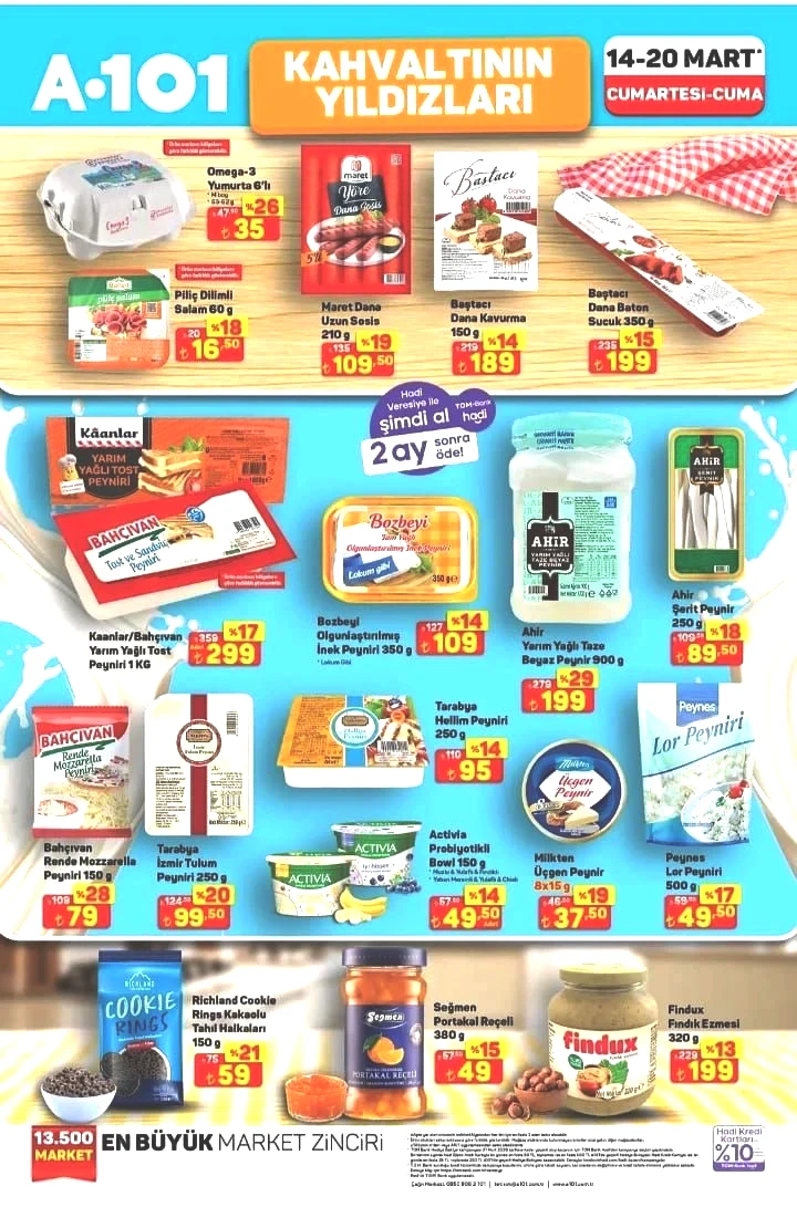 Market alışverişinde yıldızlaşan fiyatlar: A101 14-21 Mart Haftanın Yıldızları Kataloğu yayımlandı - Sayfa 8