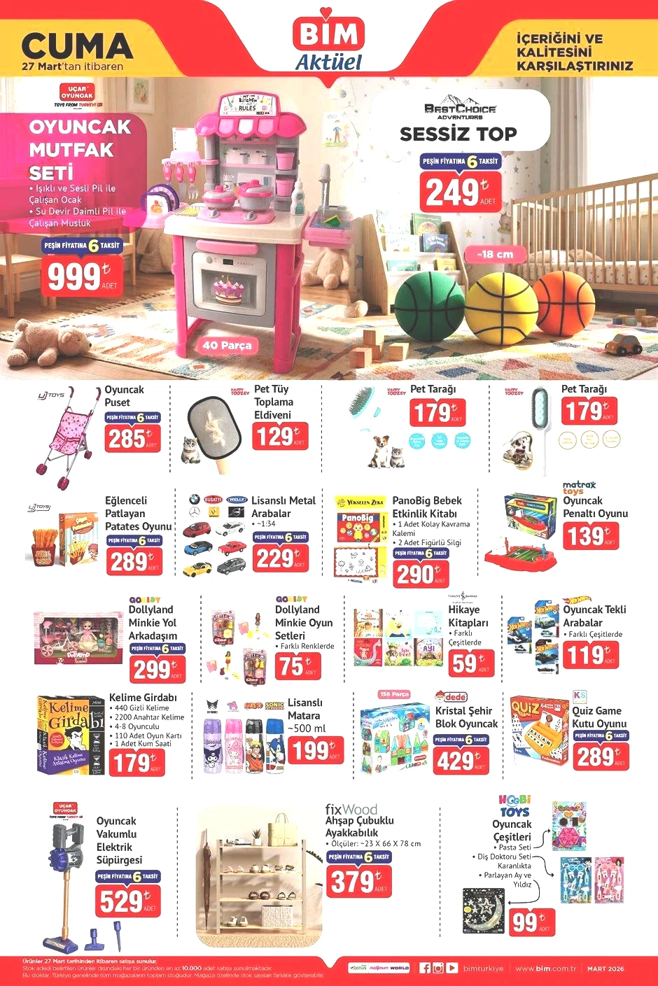 BİM AKTÜEL 27 MART 2026 CUMA KATALOĞU BİM aktüel ürünler kataloğu 24-27 Mart 2026 indirimleri belli oldu 6 kişilik yemek takımı, çatal-bıçak-kaşık takımı, çeyiz seti geliyor